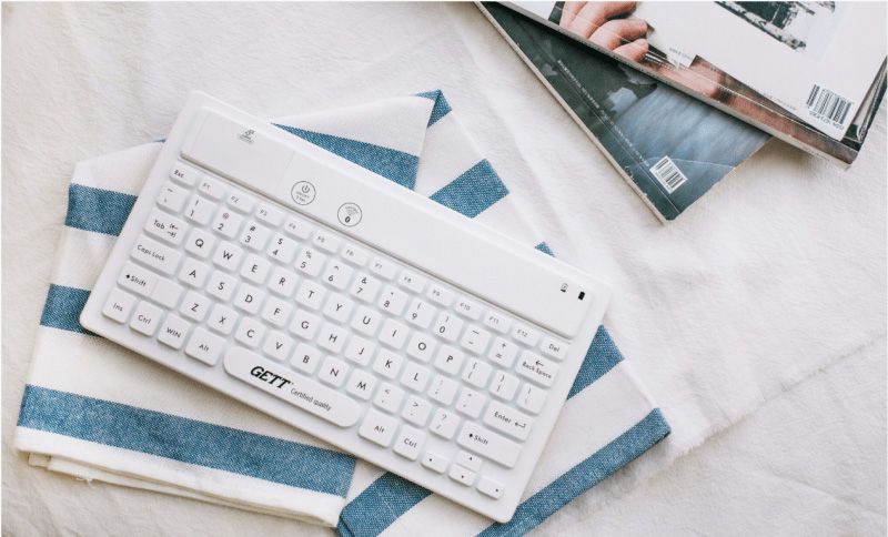 Hygienic silicone keyboards