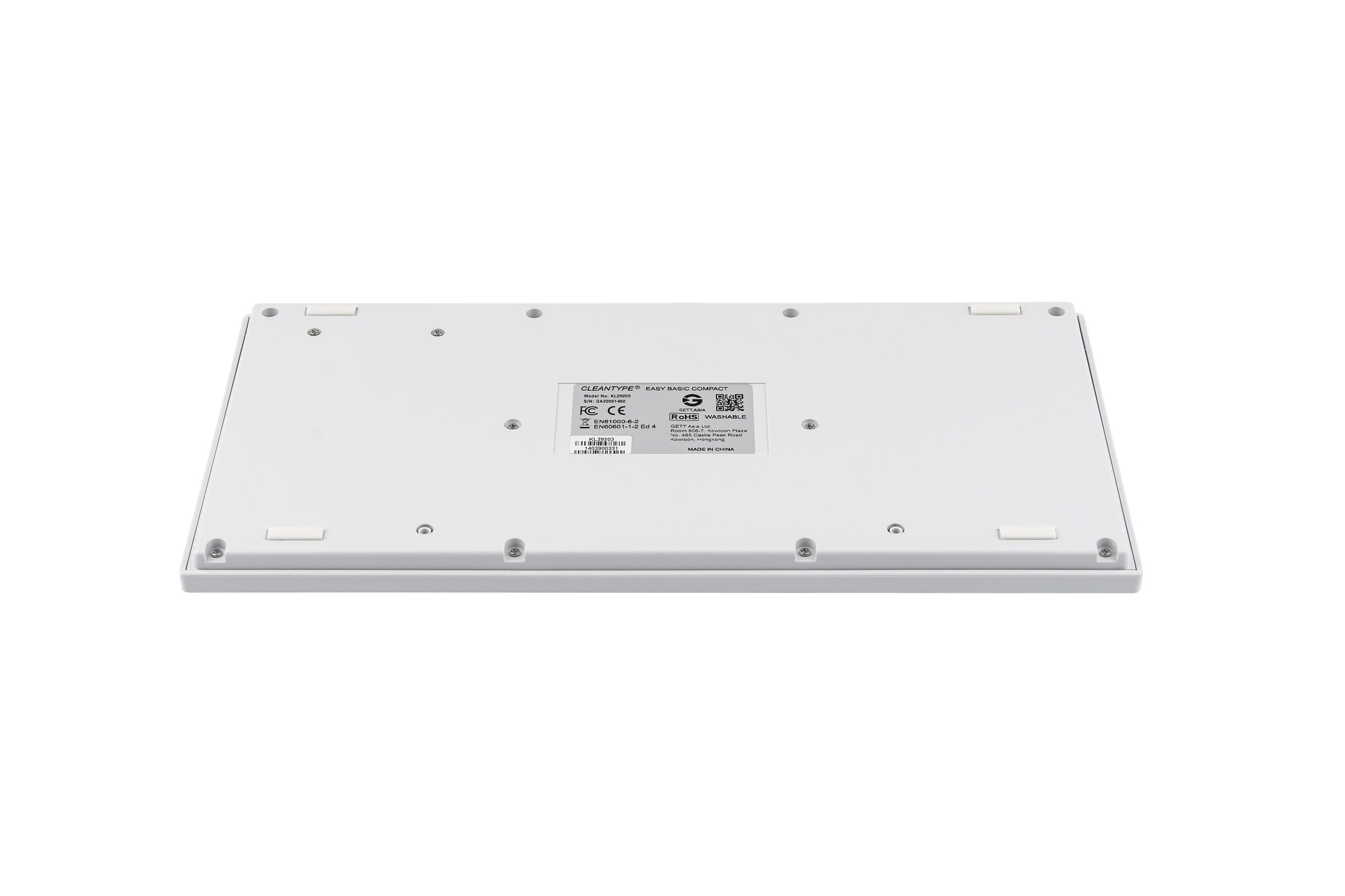 The Back of a keyboard, white