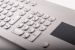 InduSteel® Stainless steel front mount keyboard with nummeric keypad and touchpad