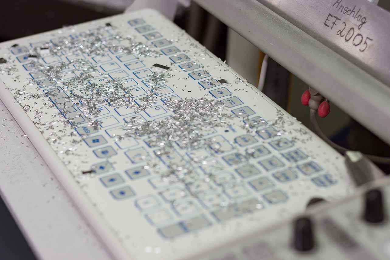 foil covered keyboard